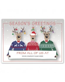 Happy Sweater Crew Holiday Logo Cards 