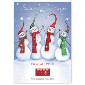High Five Gang Holiday Logo Cards
