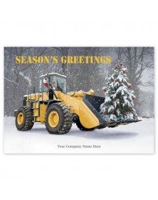 Handle with Care Contractor & Builder Holiday Logo Cards 