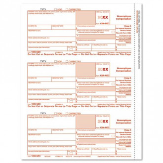 Laser 1099-NEC Federal Copy A