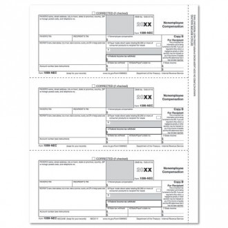 Bulk Laser 1099 NEC Federal Copy B