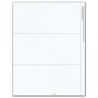 Laser 1099 NEC 2UP S/B  3UP Blank with Copy B and Paystub