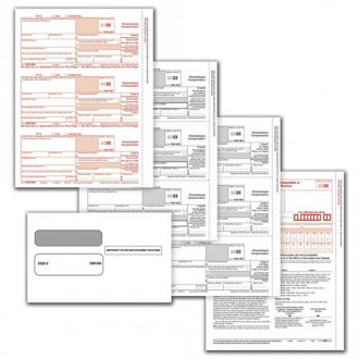 Laser 1099-NEC 3 Part Set with Envelopes