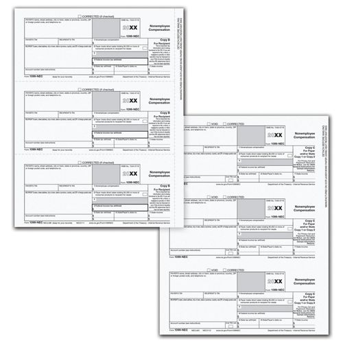 Laser 1099-NEC 2UP S/B 3UP 3 Parts w/Electronic Filing Laser 1099-NEC 2UP S/B 3UP 3 Parts w/Electronic Filing