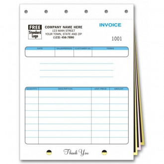 Carbon Copy Job Invoice Forms