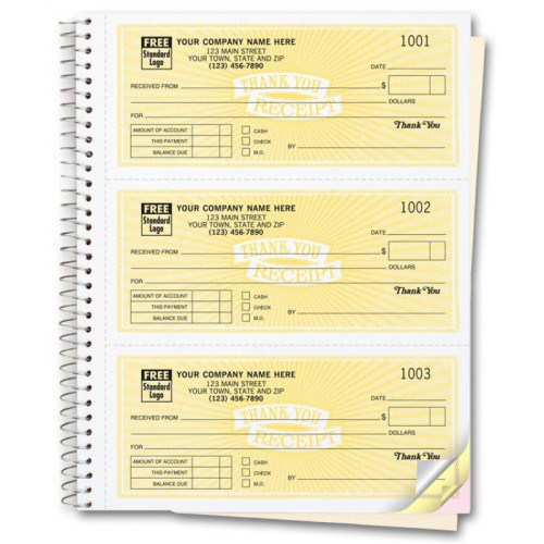 Custom Receipt Books Custom Receipt Books
