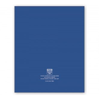 Reinforced Presentation Folders, Continuous Pocket
