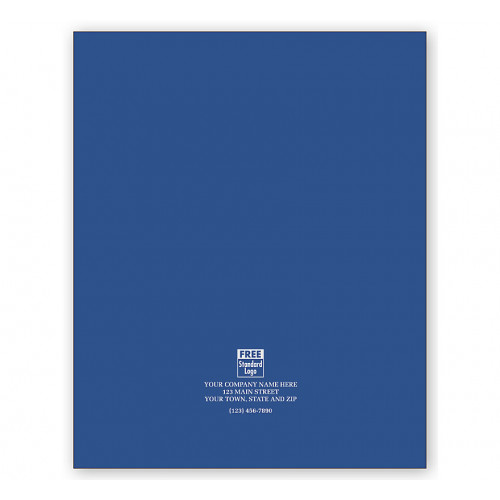Reinforced Presentation Folders, Continuous Pocket Reinforced Presentation Folders, Continuous Pocket