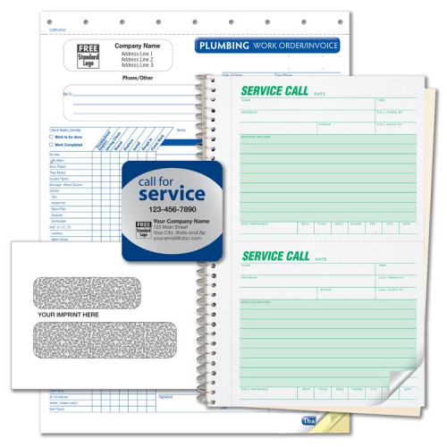 Plumbing Business Forms Starter Kit Plumbing Business Forms Starter Kit