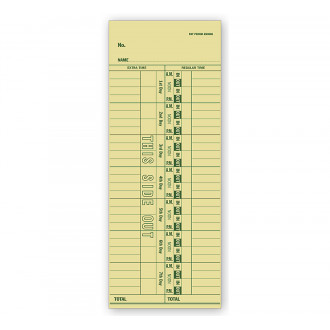Weekly Time Card