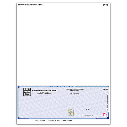 High Security Laser Top P/R Check 7.5 Voucher 
