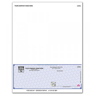 High Security Laser Btm P/R Check 7.5 Voucher