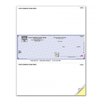 High Security Laser Mid Check, Compatible with Peachtree