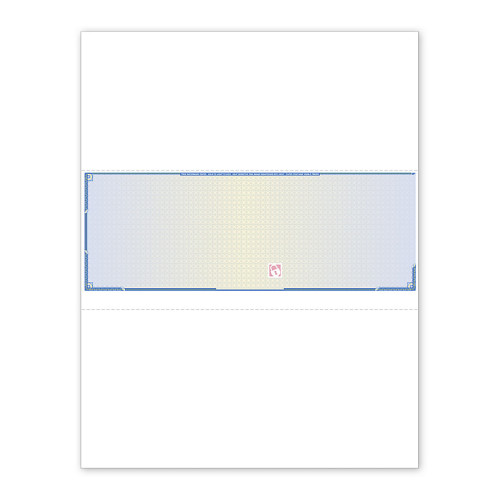 Security Middle Blank Laser Check Security Middle Blank Laser Check