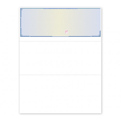 Security Top Blank Laser Check Security Top Blank Laser Check