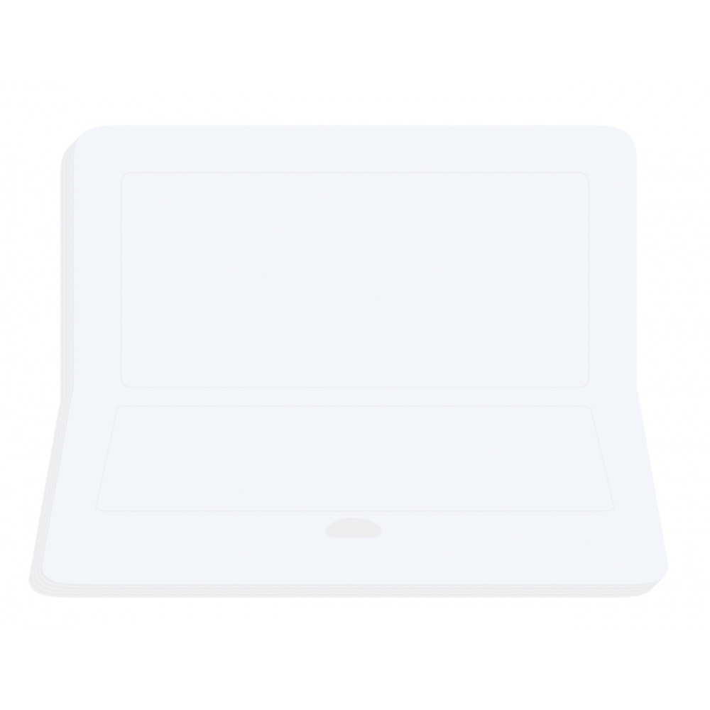 Souvenir® goingreen™ 4" x 3" Die Cut Sticky Note™, 25 sheet