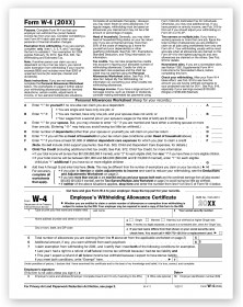 W-4 Employee's Withholding Allowance Certificate 