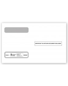 4 Up Horizontal Laser W 2 Double Window Envelope w2 envelopes , 1099 Tax Envelopes