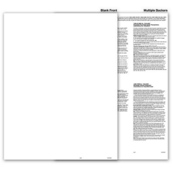 Laser 1099 BLANK with Multiple Backers