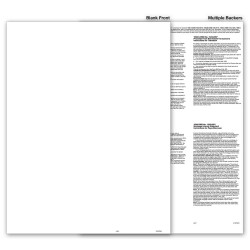 Laser 1099 BLANK with Multiple Backers, Bulk