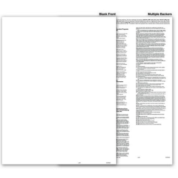 Laser 1099 BLANK with Multiple Backers