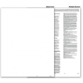 Laser 1099 BLANK with Multiple Backers