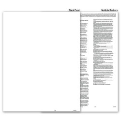 Laser 1099 BLANK with Multiple Backers, Bulk