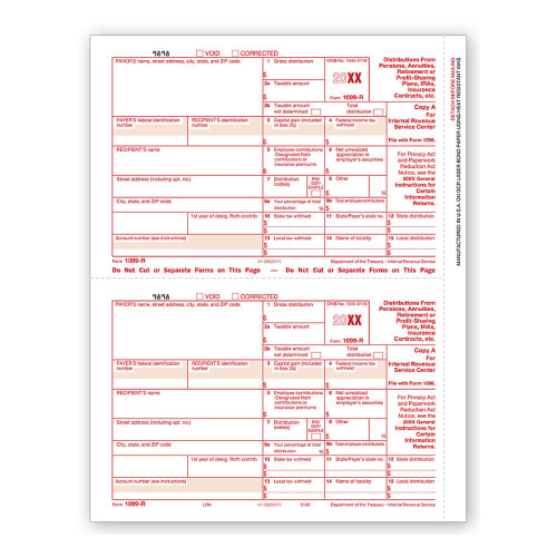 Laser 1099 R, Copy A, Bulk Laser 1099 R, Copy A, Bulk