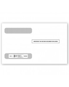 4 Up Horizontal Laser W 2 Double Window Envelope w2 envelopes , 1099 Tax Envelopes
