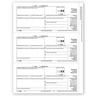 Laser 1098 Mortgage Interest, Lender or State Copy C