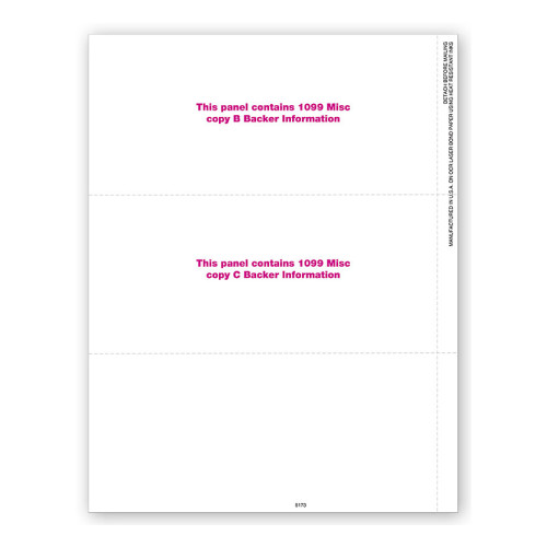 3 Up Blank Laser 1099 MISC Income, Bulk 3 Up Blank Laser 1099 MISC Income, Bulk