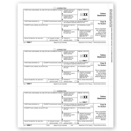 Laser 1098 T, Student Copy B Laser 1098 T, Student Copy B