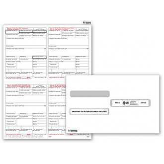 4 Up Laser W 2 Set & Envelope Kit