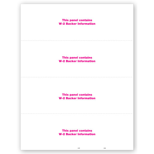 4 Up Blank Laser W 2, Horizontal Format 4 Up Blank Laser W 2, Horizontal Format