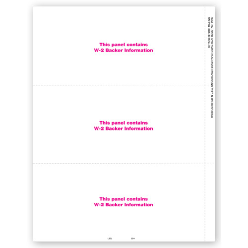 3 Up Blank Laser W 2, Horizontal Format 3 Up Blank Laser W 2, Horizontal Format