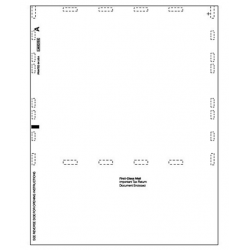 Laser 1099 MISC Income, Blank, Pressure Seal
