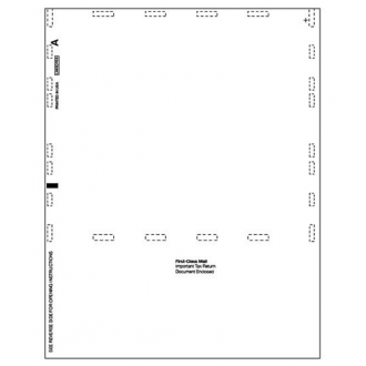 Laser 1099 MISC Income, Blank, Pressure Seal