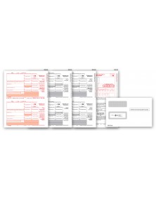 Laser 1099 DIV Income Set & Envelope Kit, 4 part 