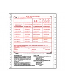 Continuous W-3C Tax Forms - Transmittal Of Corrected Wage & Tax Statements 