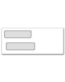  Dual Window Envelopes for Personal Size System - One-Write Checks  - Business Checks | Printez.com center long envelopes, one write checks envelopes, one write window envelopes