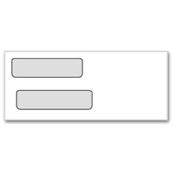 Dual Window Envelopes for Personal Size System