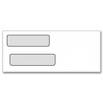 Dual Window Envelopes for Personal Size System