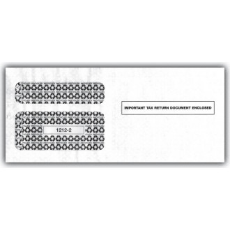 1099 Double Window Envelope, Self Seal