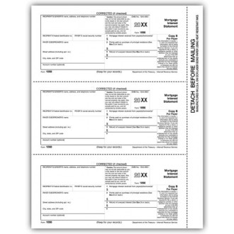 Laser 1098 Mortgage Interest Payer/Borrower Copy B Bulk