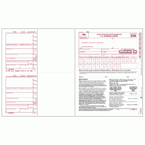Laser 1099 MISC Income Blank Set, 5 part Laser 1099 MISC Income Blank Set, 5 part