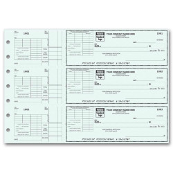 53223N, 3-To-A-Page Checks with Voucher Stub