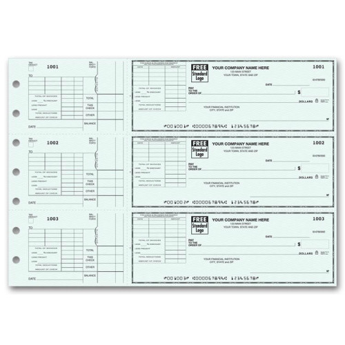 3-To-A-Page Checks with Voucher Stub (53223N) - 3-To-A-Page Checks - Business Checks 3-To-A-Page Checks with Voucher Stub (53223N) - 3-To-A-Page Checks - Business Checks