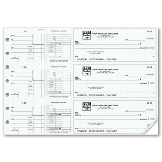 53226N, 3-On-A-Page Payroll Check
