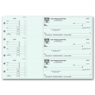 3-Per-Page End-Stub Voucher Check