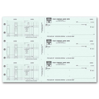 3-To-A-Page Payroll Check for Window Envelope